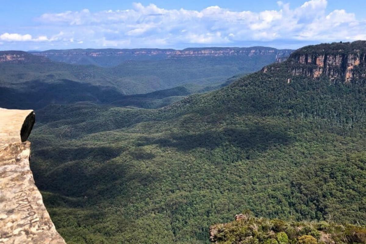 sydney blue mountain Lincoln's Rock view